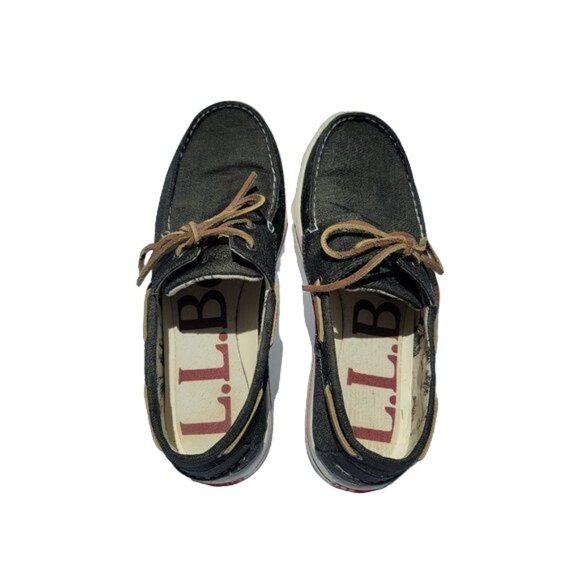 L.L. Bean Loafer Deck shoes Men\'s Size 10 Canvas Sneakers main image 3